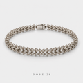 أسوارة الأوراق الفضية | Silver-Tone Leaf Bracelet