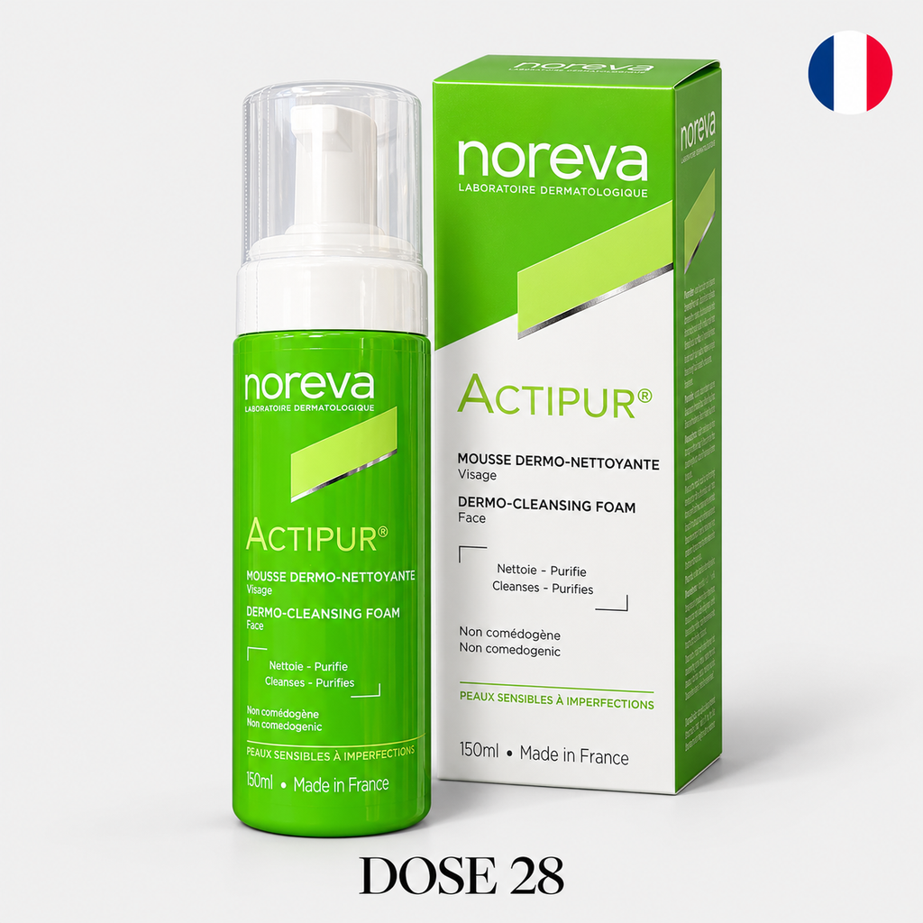 نوريفا أكتيفبور غسول رغوي لتنظيف الوجه – 150 مل Noreva Actipur Dermo-Cleansing Foam – 150 ml