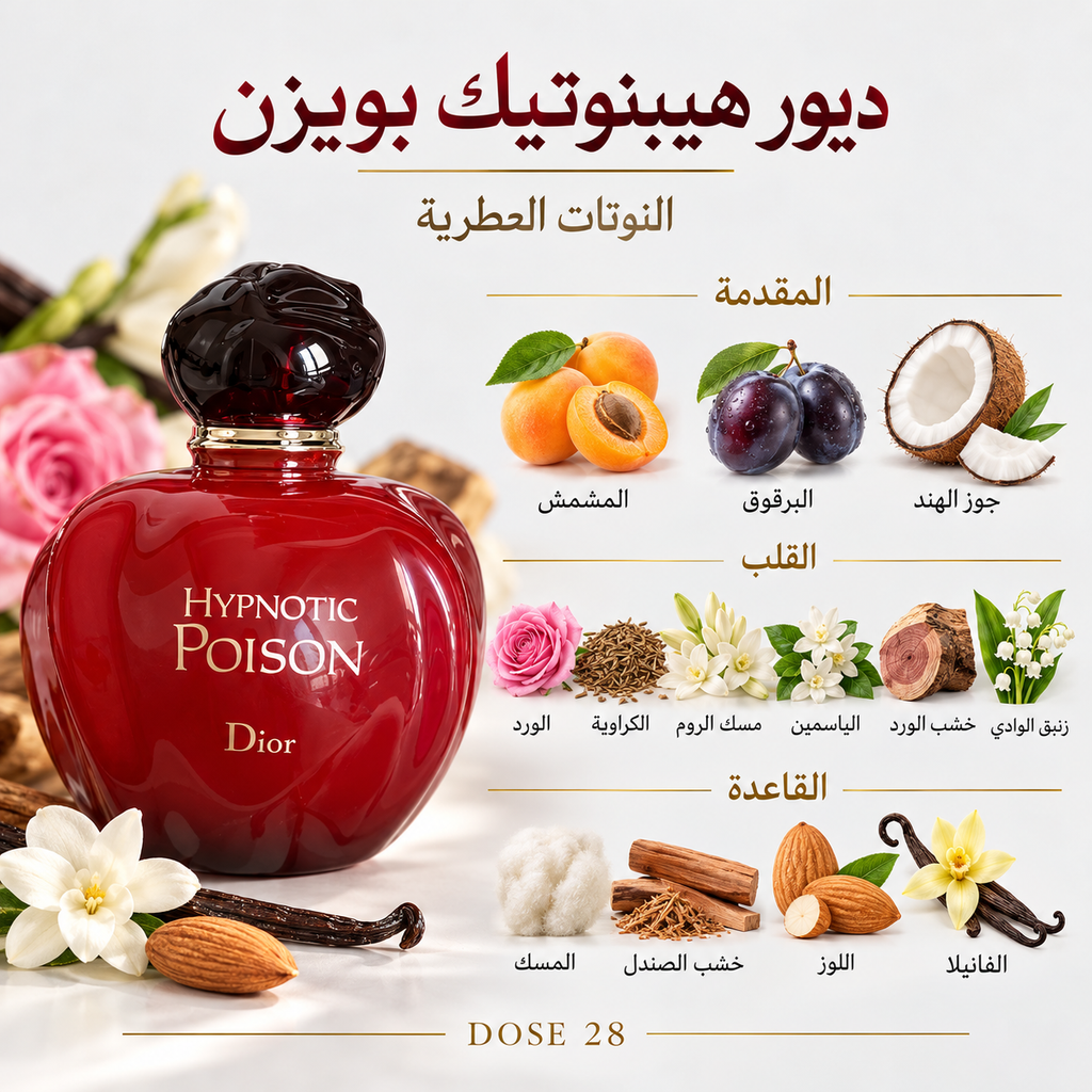 عطر ديور هيبنوتيك بويزن للنساء Dior Hypnotic Poison Eau de Toilette for Women