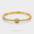 Triple Ring Gold-Tone Bangle أسوارة بلون ذهبي ويا ثلاث حلقات