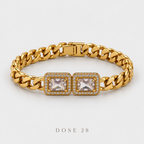 Square Sparkle Bracelet  أسوارة الفصوص المربّعة