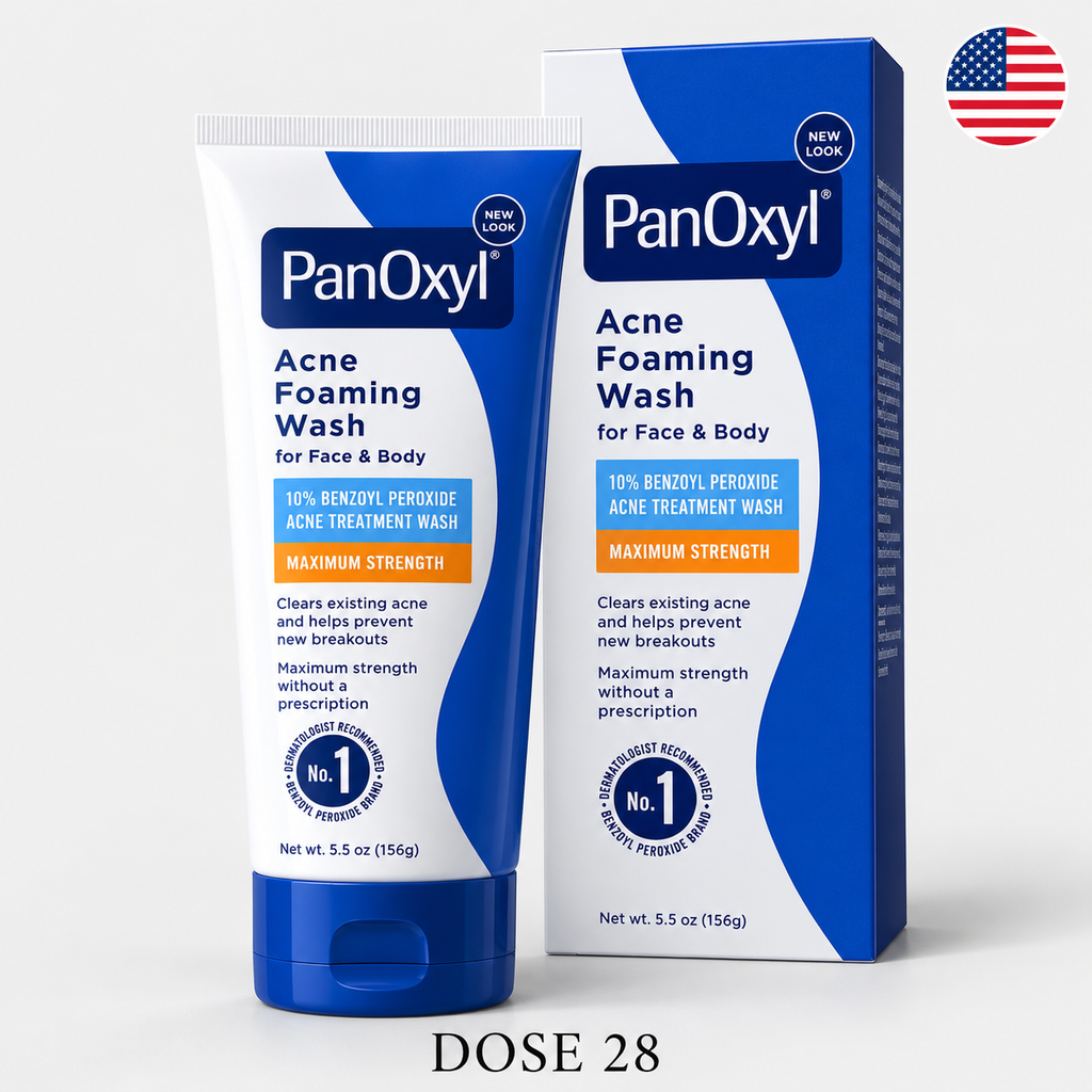 بانوكسيل غسول رغوي لحب الشباب بنزويل بيروكسيد  – 156 غم PanOxyl Acne Foaming Wash  Benzoyl Peroxide – 156 g