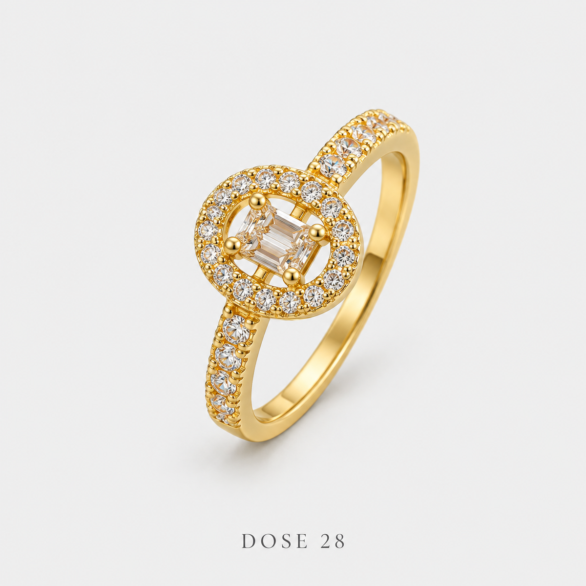 طقم القطرة المرصّع — Sparkling Teardrop Set