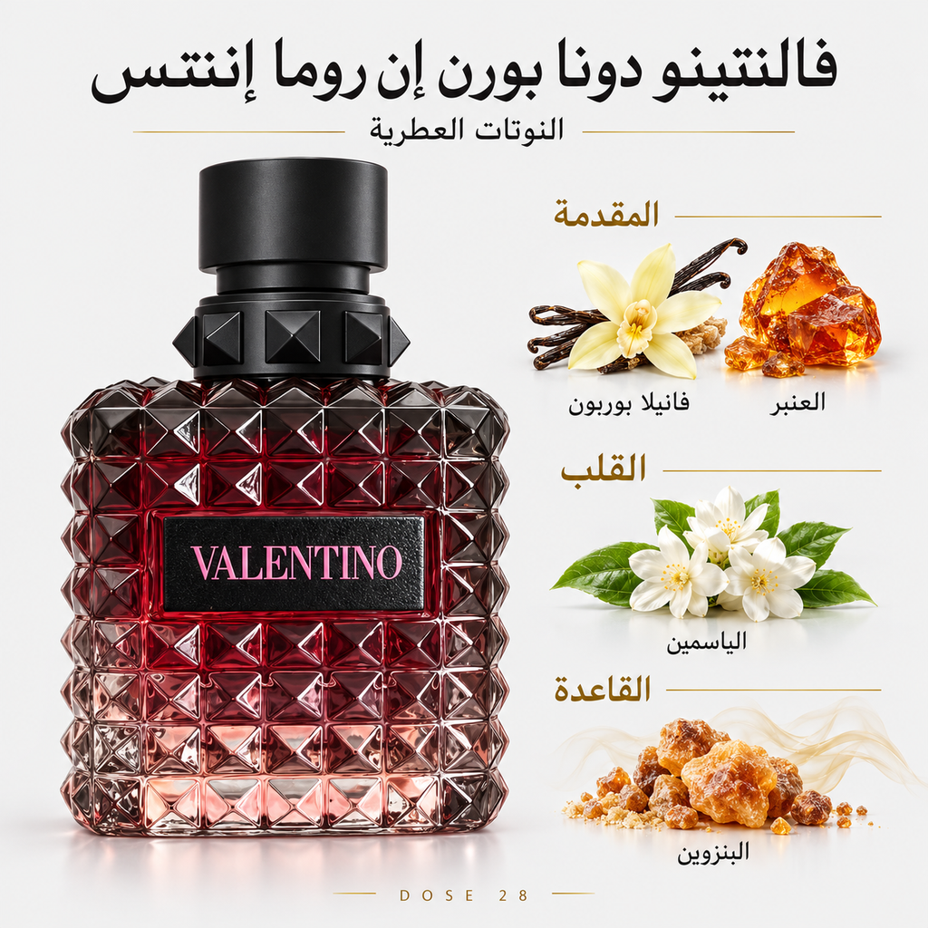 عطر فالنتينو دونا بورن إن روما إنتنس للنساء – أو دو بارفان Valentino Donna Born in Roma Intense Eau de Parfum for Women