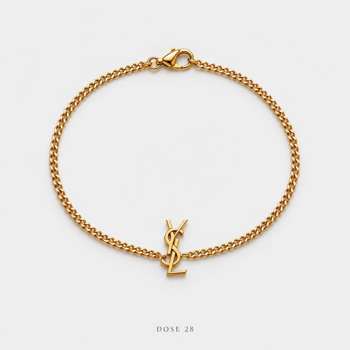 سوار الحروف المتداخلة Interlocking Monogram Bracelet