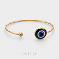 أسوارة العين الزرقاء  Blue Eye Open Cuff