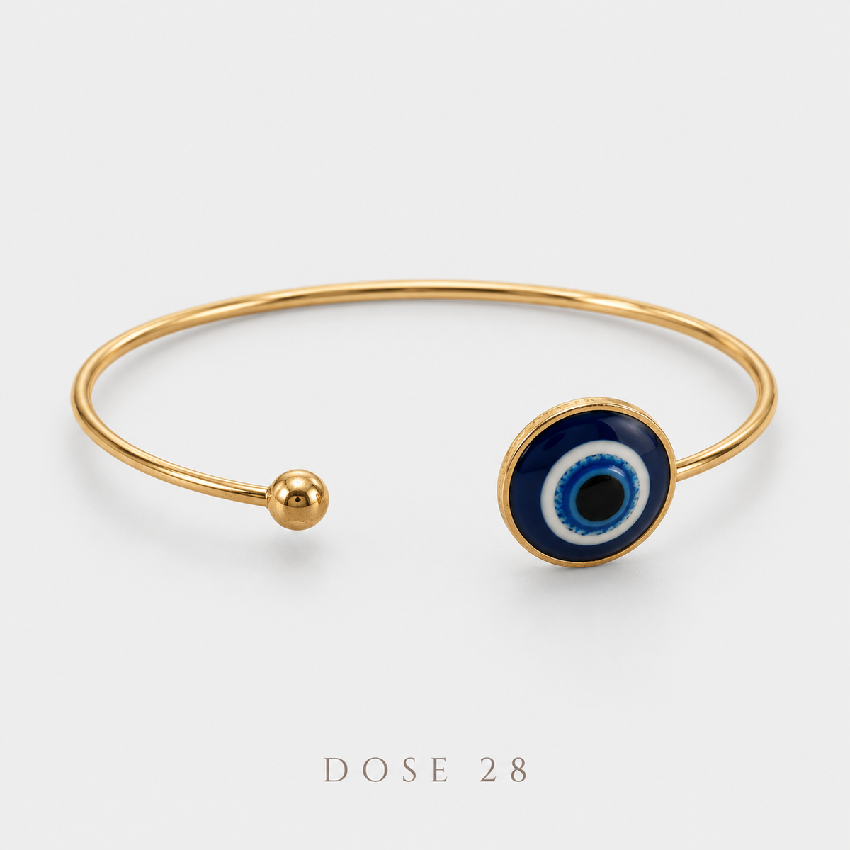 أسوارة العين الزرقاء  Blue Eye Open Cuff