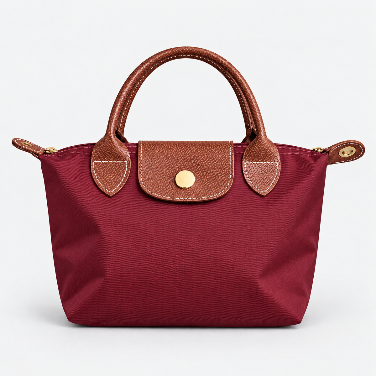 لونشان لو بلياج ميني – خمري Longchamp Le Pliage Mini – Burgundy