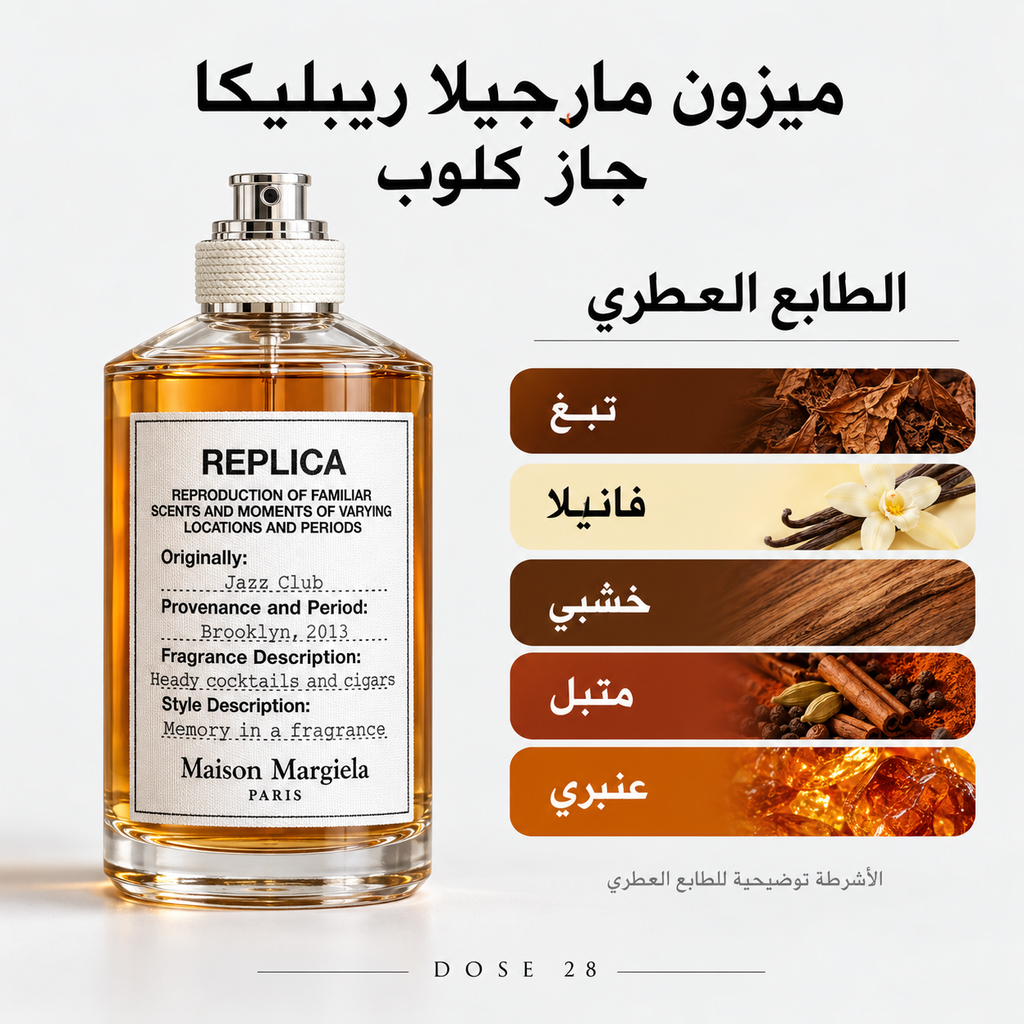 عطر ميزون مارجيلا ريبليكا جاز كلوب Maison Margiela REPLICA Jazz Club Eau de Toilette