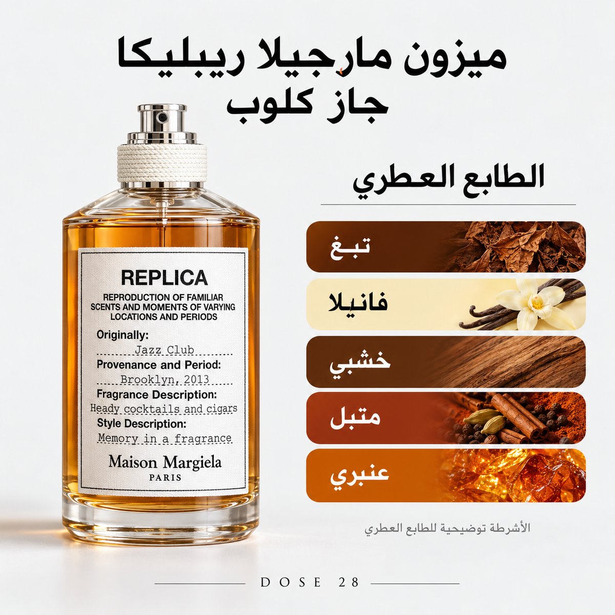 عطر ميزون مارجيلا ريبليكا جاز كلوب Maison Margiela REPLICA Jazz Club Eau de Toilette