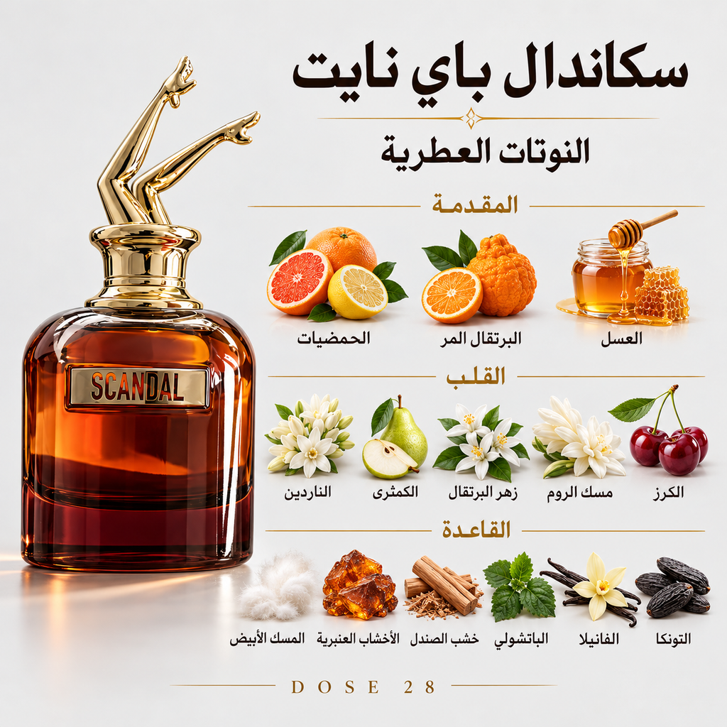 عطر جان بول غوتييه سكاندال باي نايت للنساء Jean Paul Gaultier Scandal By Night for Women