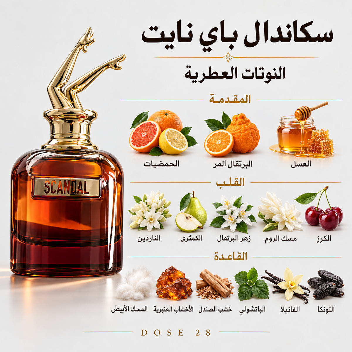 عطر جان بول غوتييه سكاندال باي نايت للنساء Jean Paul Gaultier Scandal By Night for Women