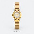 ساعة كلاسيك بالأرقام الرومانية  Classic Roman Numeral Gold-Tone Watch