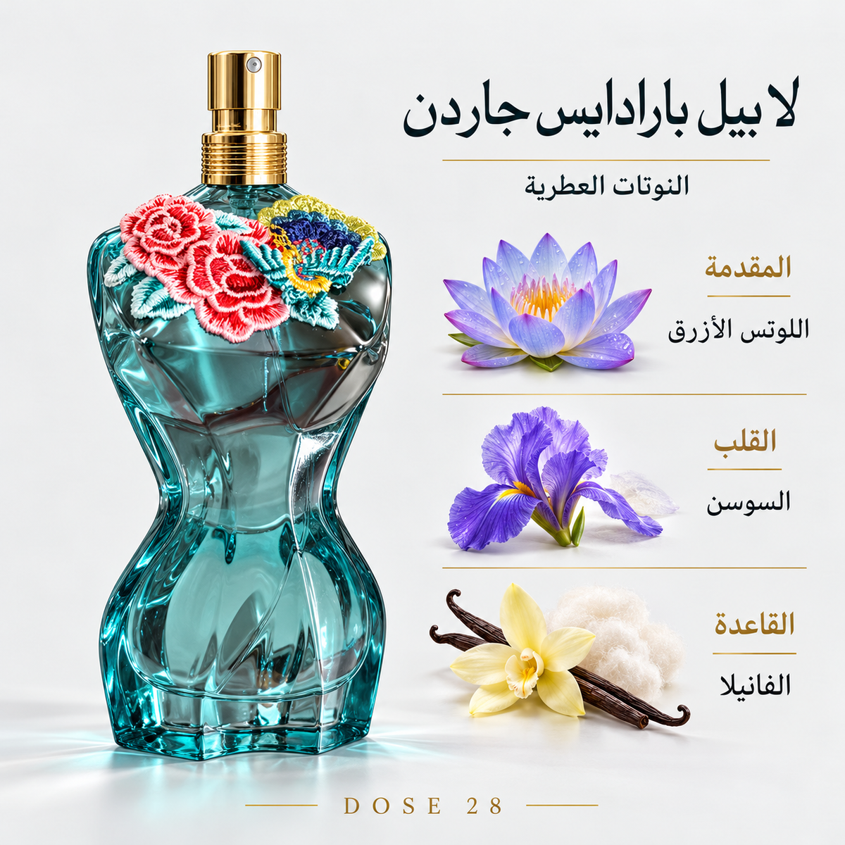 عطر جان بول غوتييه لا بيل بارادايس جاردن للنساء Jean Paul Gaultier La Belle Paradise Garden for Women