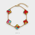 سوار البرسيم الملوّن  Multicolor Clover Bracelet