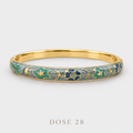 Blue Stars & Flowers Bangle  سوارة النجوم والزهور الزرقاء