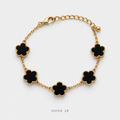 سوار الورود السوداء الخمس Five Black Flowers Bracelet