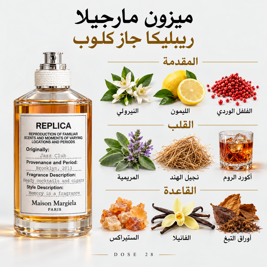 عطر ميزون مارجيلا ريبليكا جاز كلوب Maison Margiela REPLICA Jazz Club Eau de Toilette