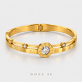 Roman Numeral Gold-Tone Bangle  أسوارة الأرقام الرومانية