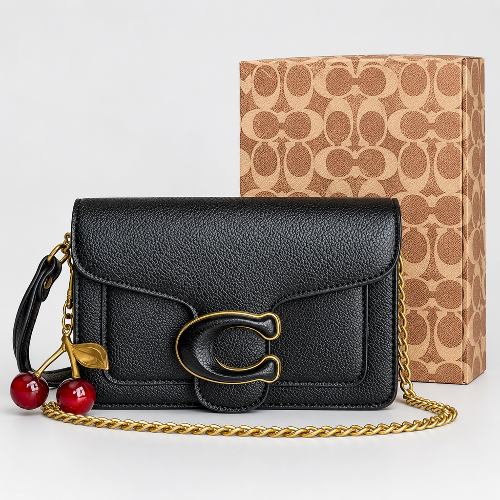حقيبة كوتش تابي ميني – أسود | Coach Tabby Mini Bag – Black