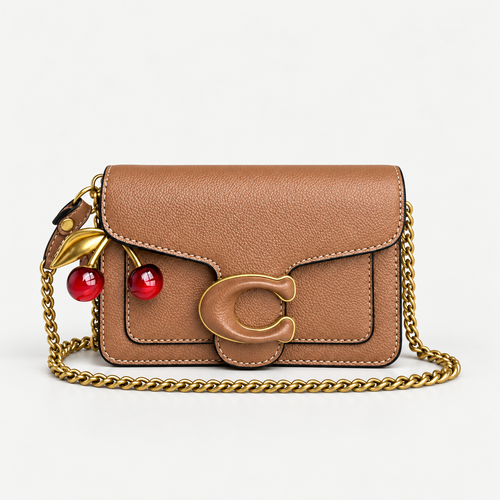 شنطة كوتش تابي ميني – بني فاتح | Coach Tabby Mini Bag – Light Brown