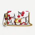 حقيبة كوتش تابي ميني - بيضاء بنقشة الكرز | Coach Tabby Mini Bag – White Cherry Print