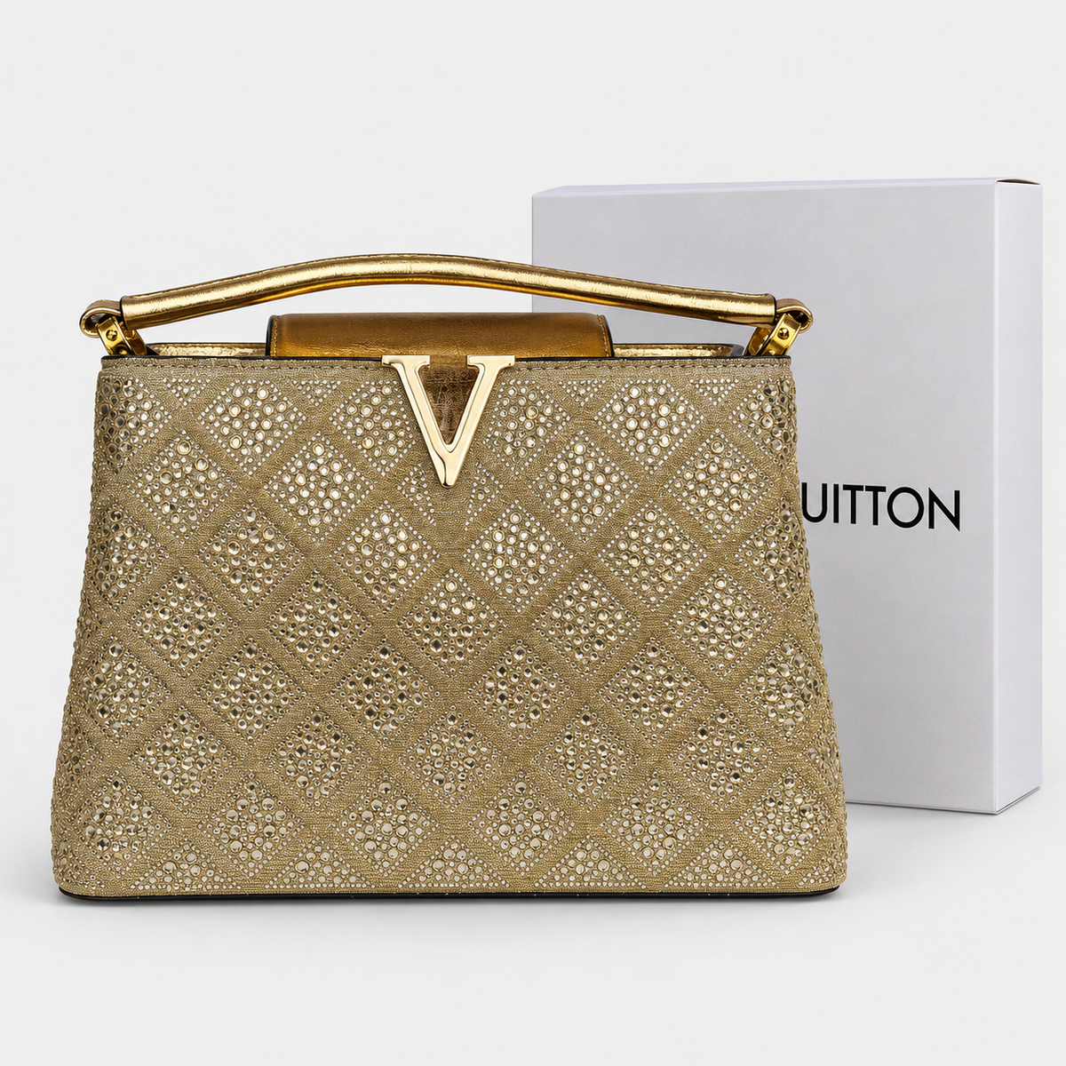 LVشنطة ذهبية  | Gold LV