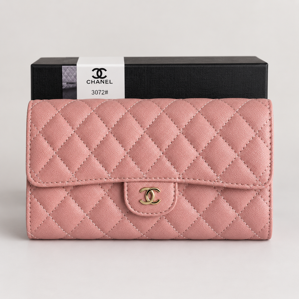 شانيل ميني وردي مبطّن – ٢٢ سم Chanel Pink Mini Quilted Flap Bag – 22 cm