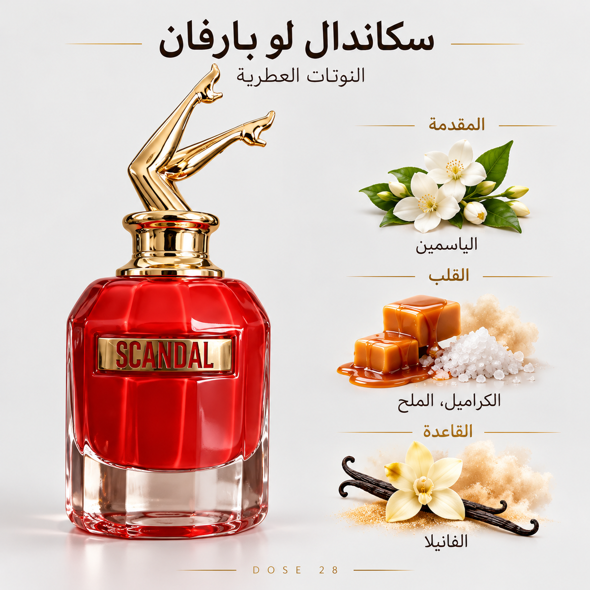 عطر جان بول غوتييه سكاندال لو بارفان للنساء Jean Paul Gaultier Scandal Le Parfum for Women