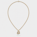 Crystal Knot Necklace سلسلة العقدة المرصّعة