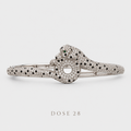 Silver-Tone Panther Bangle   أسوارة النمر المرصّعة بلون فضي