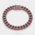 Pink Pavé Chain Bracelet   سوار بالفصوص الوردية