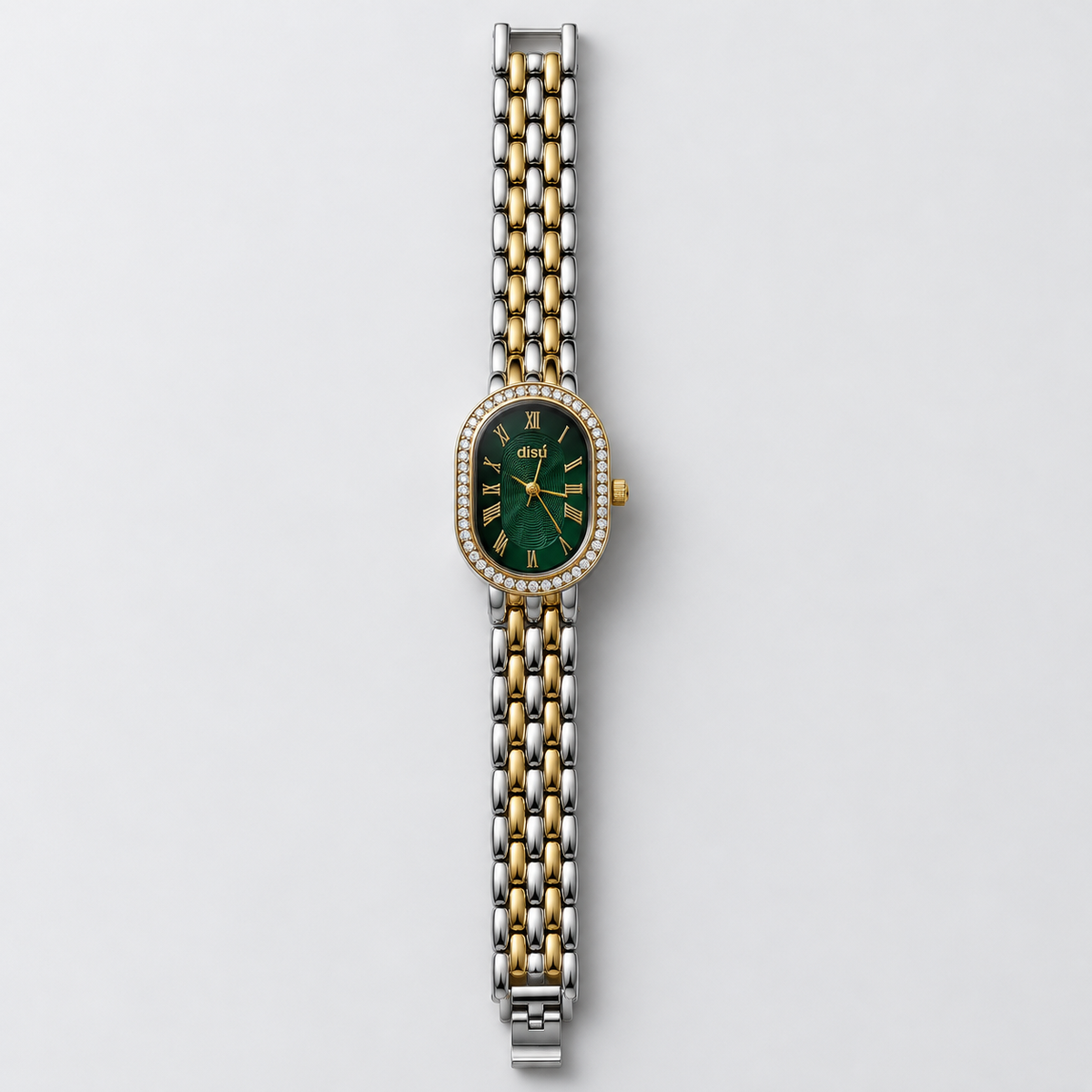 Emerald Green Dial Watch ساعة بميناء أخضر زمردي