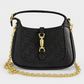 جنطة غوتشي ستايل جاكي — أسود Gucci Jackie-Style Bag — Black