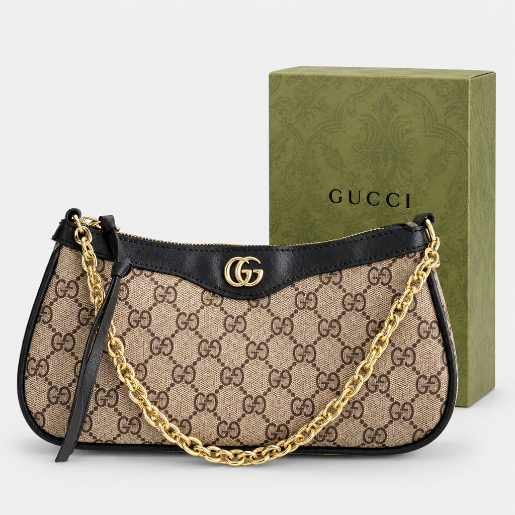 جنطة غوتشي ستايل جاكي — أسود Gucci Jackie-Style Bag — Black