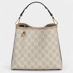 جنطة غوتشي GG ستايل باكيت — بيج وأبيض Gucci GG Bucket-Style Bag — Beige & White