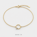 سوار الدائرة بلمسة لامعة Sparkling Circle Bracelet