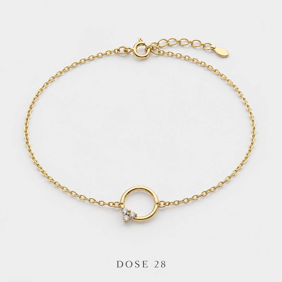 سوار الدائرة بلمسة لامعة Sparkling Circle Bracelet