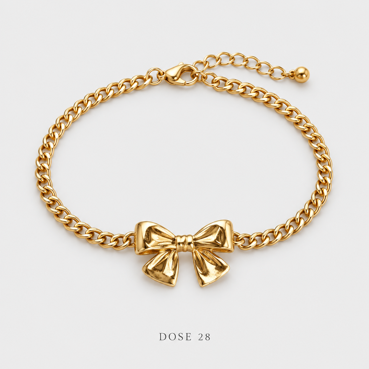 Gold-Tone Bow Bracelet سوار الفيونكة الذهبي