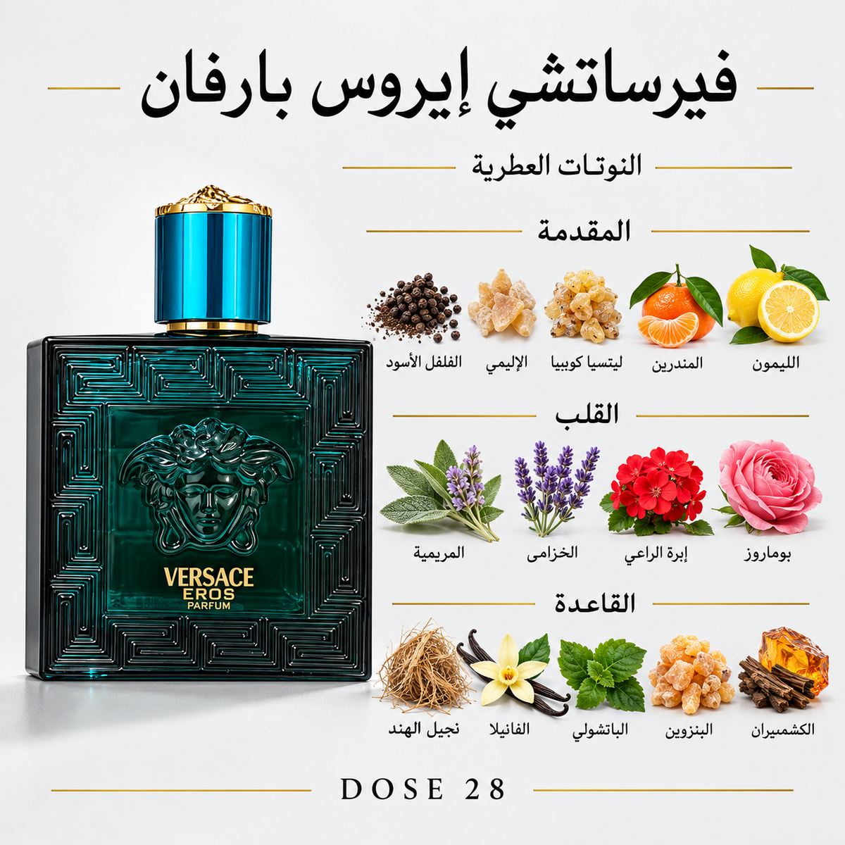 عطر فيرساتشي إيروس للرجال Versace Eros Parfum for Men