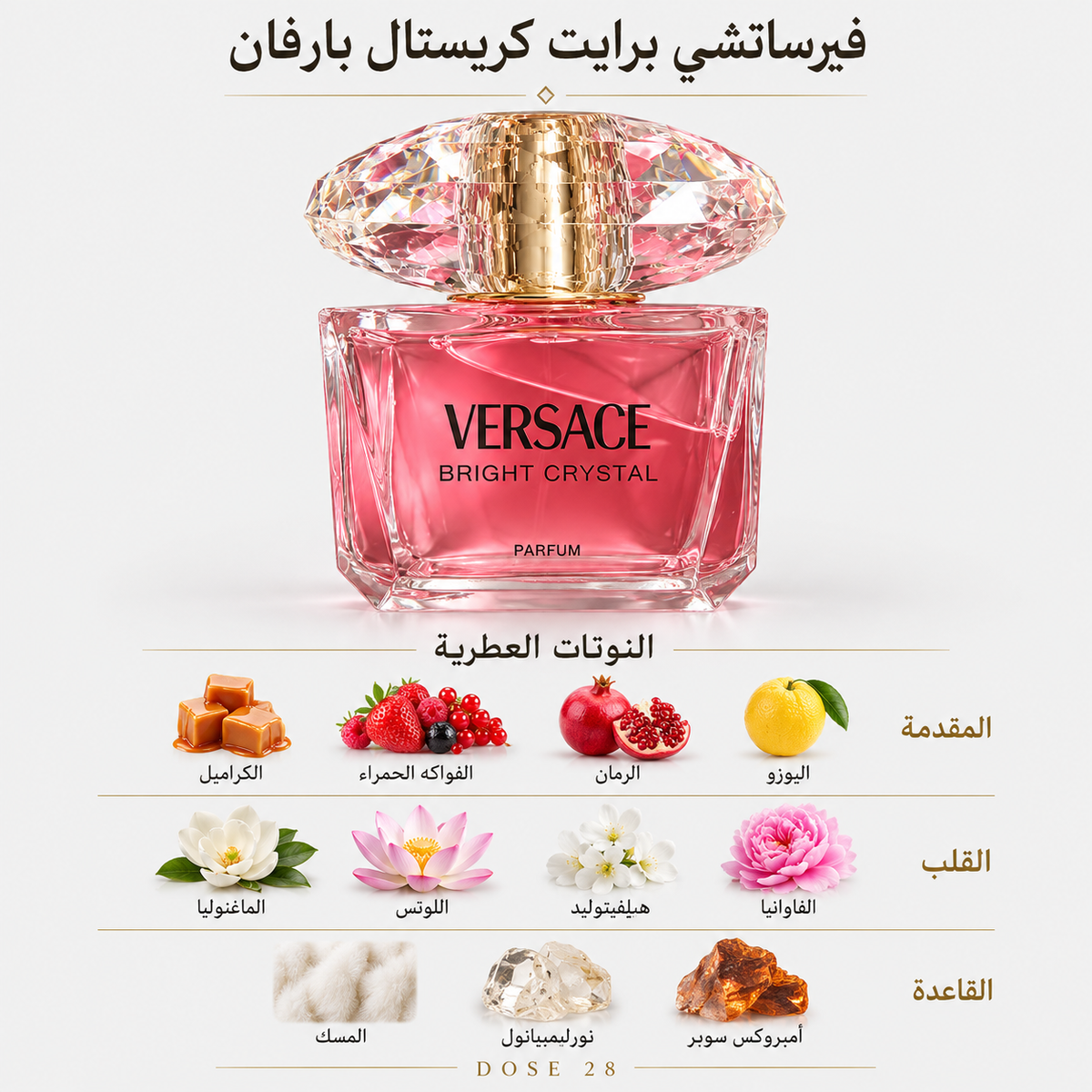 عطر فيرساتشي برايت كريستال للنساء – بارفان Versace Bright Crystal Parfum for Women